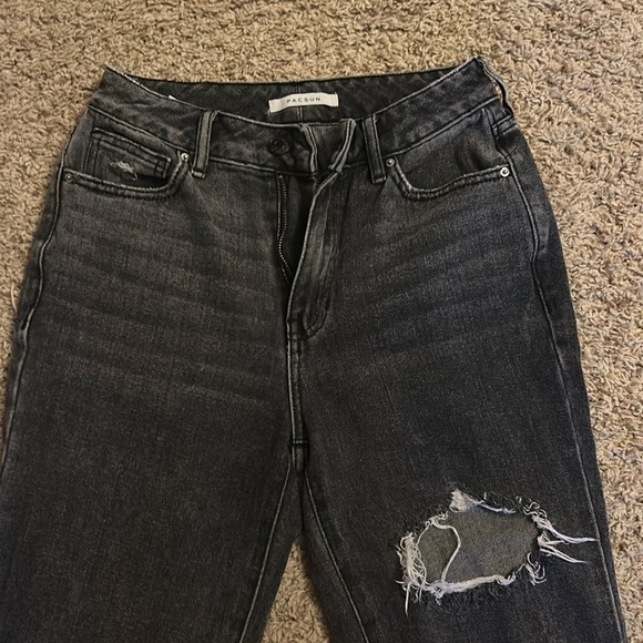 black pacsun jeans size 25 - Picture 1 of 4